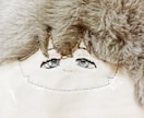 推しぬいの刺繍代行します 【12月まで特価】頂いたデザインを元にお顔の刺繍をします イメージ2