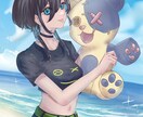 目を惹きつけるキャラクターイラスト描きます かわいいくてかっこいいキャラクターイラストを描きます。 イメージ1