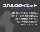 管理栄養士が1週間分のお食事の問題点を指摘ます 悪い習慣を見逃さない　スパルタダイエット イメージ3