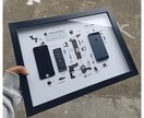携帯分解アートテンプレート販売｜商用利用OKます 本物の携帯分解写真を使ったリアルなアートテンプレート イメージ3