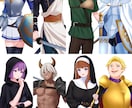 立ち絵~アイコン◎キャラクターイラストを制作します Vtuber/TRPG/配信などで活躍するお姿へ イメージ3