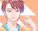 企業実績あり！胸上までのイラスト描きます 背景や小物もオプション料金なし！ イメージ1