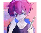 格好いい少年イラストを描きます アイコン､立ち絵､､一枚絵全般受け付けます。 イメージ5