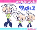 商用利用OK! デフォルメイラストお描きします キュートな平成レトロっぽい画風♪ちびキャラ&3頭身に対応! イメージ8