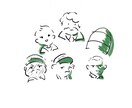 イラスト、絵描きます まるっとしたゆるいイラスト描きます イメージ4