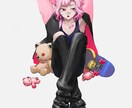パッと目を引くアニメ系イラスト描きます SNSアイコンから動画用立ち絵まで対応◎ イメージ8