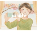 水彩タッチで温かみのある似顔絵お描きします プレゼントや記念日などにいかがでしょうか？ イメージ4