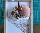 インテリア、オブジェとして思い出を提供します 樹脂粘土を用いて3Dアートやペットのフィギュア造形します イメージ6