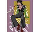 オシャレで個性的な全身イラストを制作します 洋服やキャラのデザインもお任せできるあなただけの一枚を！ イメージ2