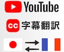 YouTube動画CC字幕/フランス語翻訳致します ★他と一味違った高クオリティ★日本語⇄フランス語翻訳サービス イメージ1