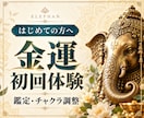 初回限定金運霊視！金運鑑定とチャクラ調整をします まずは相性を確認｜簡易鑑定・調整・個別メッセージ イメージ1