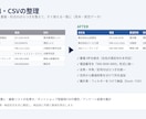 Excel・CSVの重複や表記ゆれを整理します 3,000円〜｜500行まで・集計表つき・修正1回 イメージ2