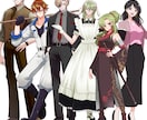 TRPG・ノベルゲーム用の立ち絵を描きます 豊富な表情差分を取り揃えています！ イメージ5