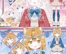 ふわふわカワイイVtuber★全工程制作します キャラデザ・イラスト・モデリングまで全部！可愛いならお任せを イメージ6