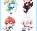 きゅるきゅるなSDキャラを制作します オプション各種取り揃えています！グッズや動画に使用可能！ イメージ4