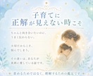 霊視で子どもの本質と親子のご縁を占います 子ども・親子占い｜才能・性格・叱り方を守護霊視で鑑定します イメージ3