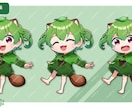商用利用可！SD、ミニキャライラスト描きます 無料表情差分あり！グッズ・アイコン・サムネイルなど イメージ7