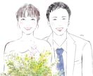 水彩タッチでやわらかなウェルカムボードを制作します 結婚式当日、印刷してそのまま飾れる一枚に仕上げます イメージ5