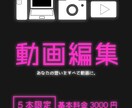 YouTubeやSNS動画を丁寧に編集します 初心者も安心！迅速・丁寧に対応します イメージ1