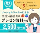 医療・福祉・看護・教育｜スライド資料を作成します ソーシャルワーカーがパワポ・Canvaの伝わる資料作ります イメージ1