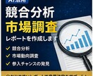 AIで競合分析・市場調査します 参入前に知るべき情報を徹底調査します イメージ1