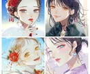 期間限定価格◉印象に残るアイコン制作いたします 綺麗で透明感のあるキラキラおしゃれアイコンを最短2日で！ イメージ4