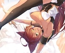 魅力的なキャラクターと世界観を描きます キャラクターの魅力だけでなく、世界観を含めた一枚を制作します イメージ3