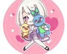 ゆるふわなSNSアイコン描きますます SDキャラやほんわかした絵柄が好きな人向けです！ イメージ4