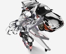 スタイリッシュなメカニックイラスト描きます ロボット・メカ娘・車など複雑なモチーフ可 イメージ6