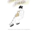 線画でイラスト描きます ニュアンス英語を含んだ線画描きます イメージ4