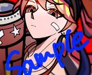 SNS用アイコン、バストアップイラストを描きます アニメ塗りのオリキャラなどどうでしょうか〜！ イメージ6