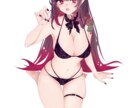 目を惹く可愛くてキラキラのイラスト描きます SNSのアイコンや配信活動に使える可愛いイラスト！ イメージ6