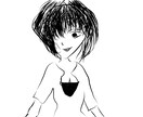 サムネのような、画風の人物イラスト描きます 素人風イラスト、シロートイラスト、そんな感じ イメージ1