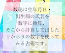 数秘術で人間関係のお悩みをみます 数秘術を使って人間関係のお悩みのご相談にのります イメージ2