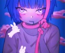 ポップ〜ダークなイラストまで！イラストお描きします SNS、アイコン、一枚絵、動画配信、サムネイルなど！ イメージ1