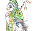 リアルだけど超幻想的！あなたのお好みの動物描きます 可愛いから格好いいまで！装飾的な水彩動物画（ペット可） イメージ4