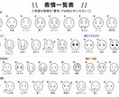 似顔絵アイコンを表情違いで3点セット制作します 親しみやすい、ゆるくて、シンプルな似顔絵アイコン イメージ3