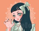 可愛くてお洒落なアイコン・イラスト描きます 見た人の印象に残る◎クオリティが高い一枚をお作りします^^ イメージ5