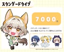 SDキャラ(ミニキャラ)お描きします 商用利用OK！配信サムネイル・動画・グッズなどに最適★ イメージ3