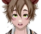 オリジナルキャラクターイラスト描きます SNSのアイコンやヘッダー等にどうぞ！ イメージ1