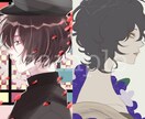 SNS用アイコンイラスト制作します 儚くて綺麗な男の子や暗めの絵を描くのが得意です イメージ6