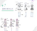 雰囲気に合った衣装デザインを制作します 商用利用可能、高クオリティな衣装デザインをお探しの方へ イメージ2