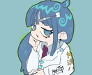ネオンや深海のようなSNS用アイコン描きます アイコン以外にも☆サムネイルや挿絵◇プレゼント用などなど！！ イメージ4