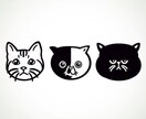 猫ちゃん専門！ポップな「うちの子ロゴ」を作成します スマホケースやバッグにオリジナル印刷できます！ イメージ1