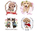 ちびキャラ*ペットや動物デフォルメイラスト描きます 【商用利用可】ゆるく可愛く使いやすく、ちびキャラ化 イメージ3