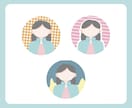 現役デザイナーによるお洒落なアイコンかきます 3つのカラー提案。SNSや名刺に馴染む上品なデザイン イメージ3