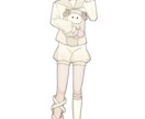 可愛いイラスト作成いたします TRPG立ち絵やサムネイル等用途は自由！ イメージ5