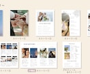 Canvaで簡単編集◎プロフィールブックを作れます Canva無料プランでも編集可能！編集～入稿までのガイド付き イメージ8