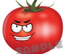 アイコン用キャラクター【トマト】販売します トマトに10個の表情入れてキャラクターに イメージ3