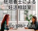 妊活に関するお悩み解決します 胚培養士歴１５年の経験から不妊に関する疑問にお答えします イメージ1